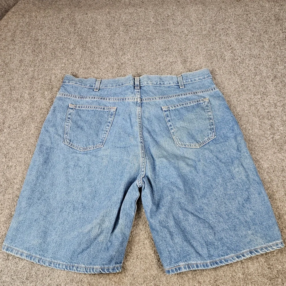 Backroad Blues Denim Mens Jean Shorts Blue Mid Wash 100% Cotton Size 42 125480